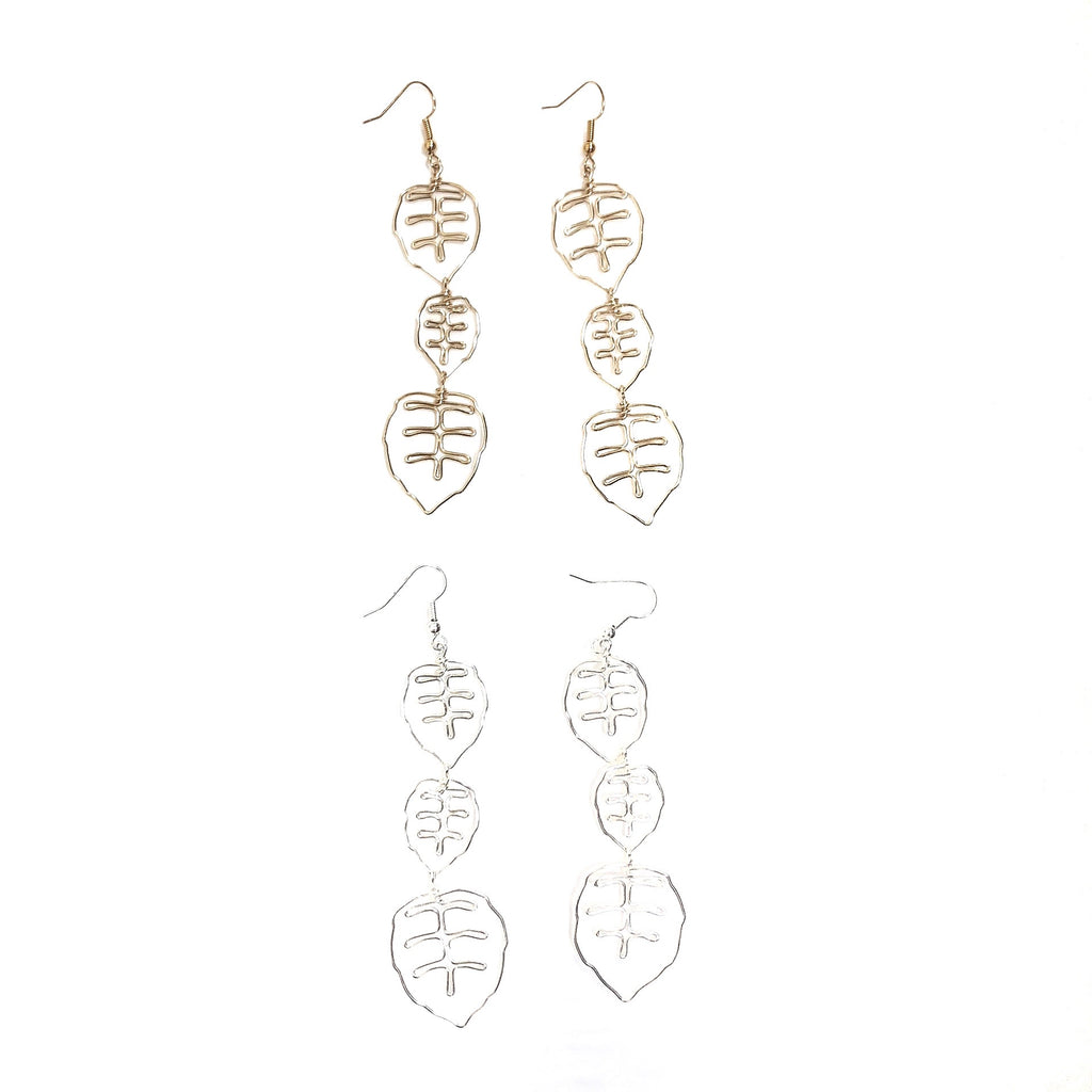 Tempus (3-Leaf) Earrings