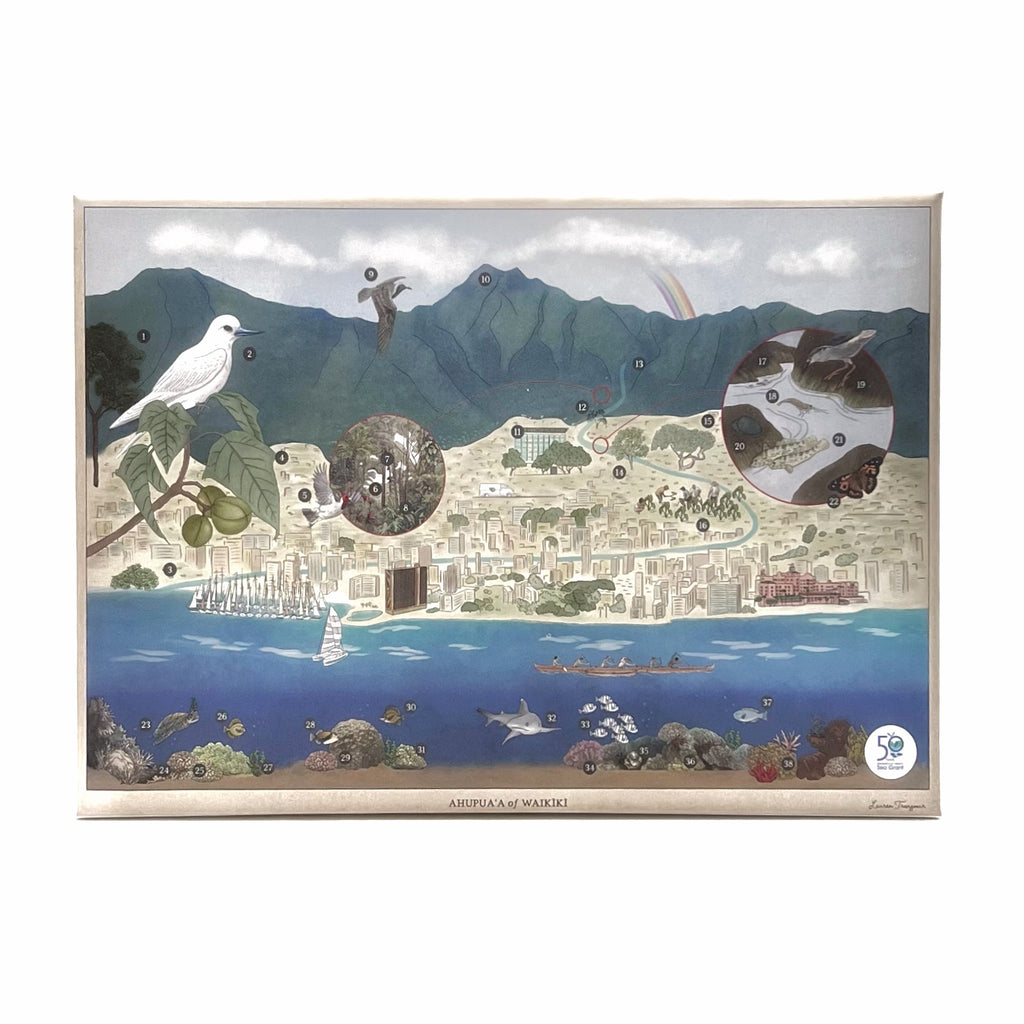 Ahupuaʻa of Waikiki by SURF SHACK PUZZLES