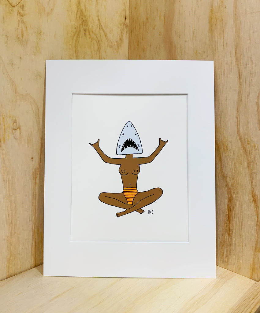 Shaka Shark Print