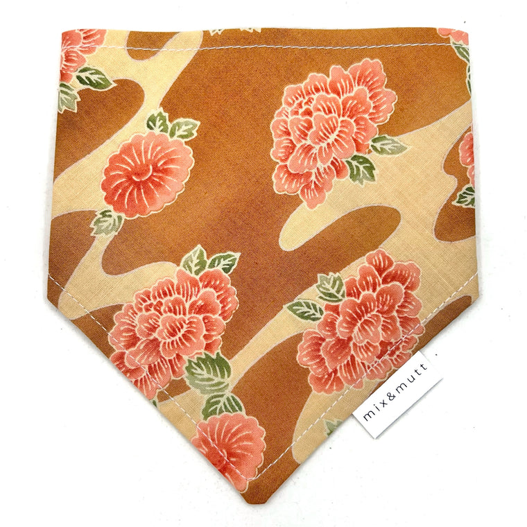 Pink Peony Pet Bandanas by MIX & MUTT