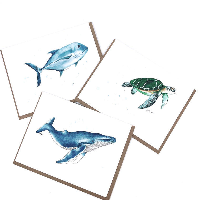 Ocean Series Greeting Cards