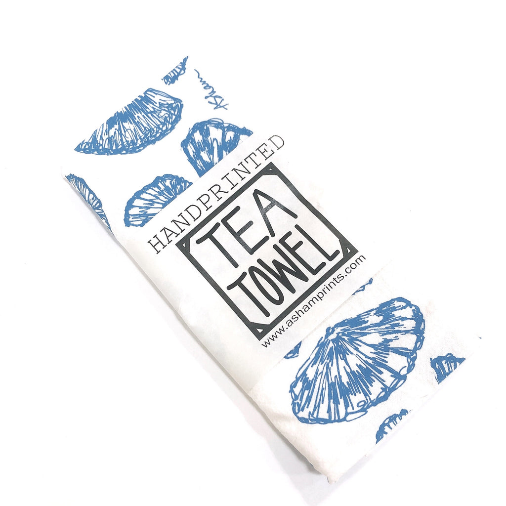 Handprinted Tea Towel by APRIL SHAM